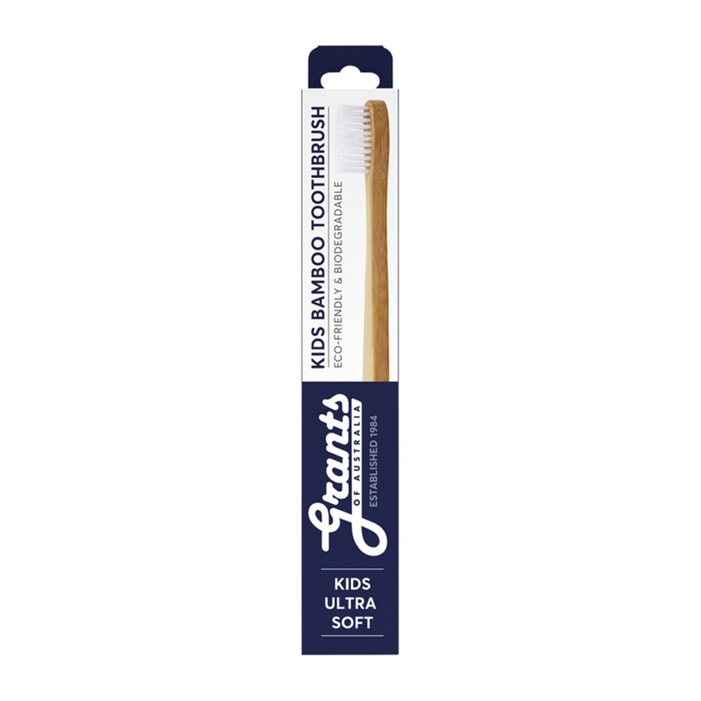 GRANTS OF AUSTRALIA | Biodegradable Bamboo Toothbrush Kids Ultra Soft