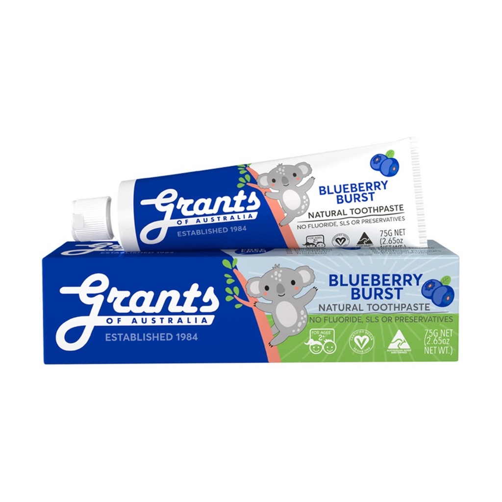 GRANTS OF AUSTRALIA | 天然牙膏 儿童蓝莓爆发 75g