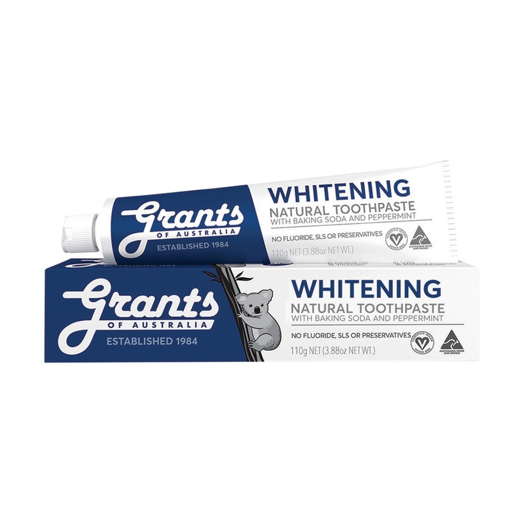 GRANTS OF AUSTRALIA | 天然牙膏 美白牙膏（小蘇打與薄荷）110g