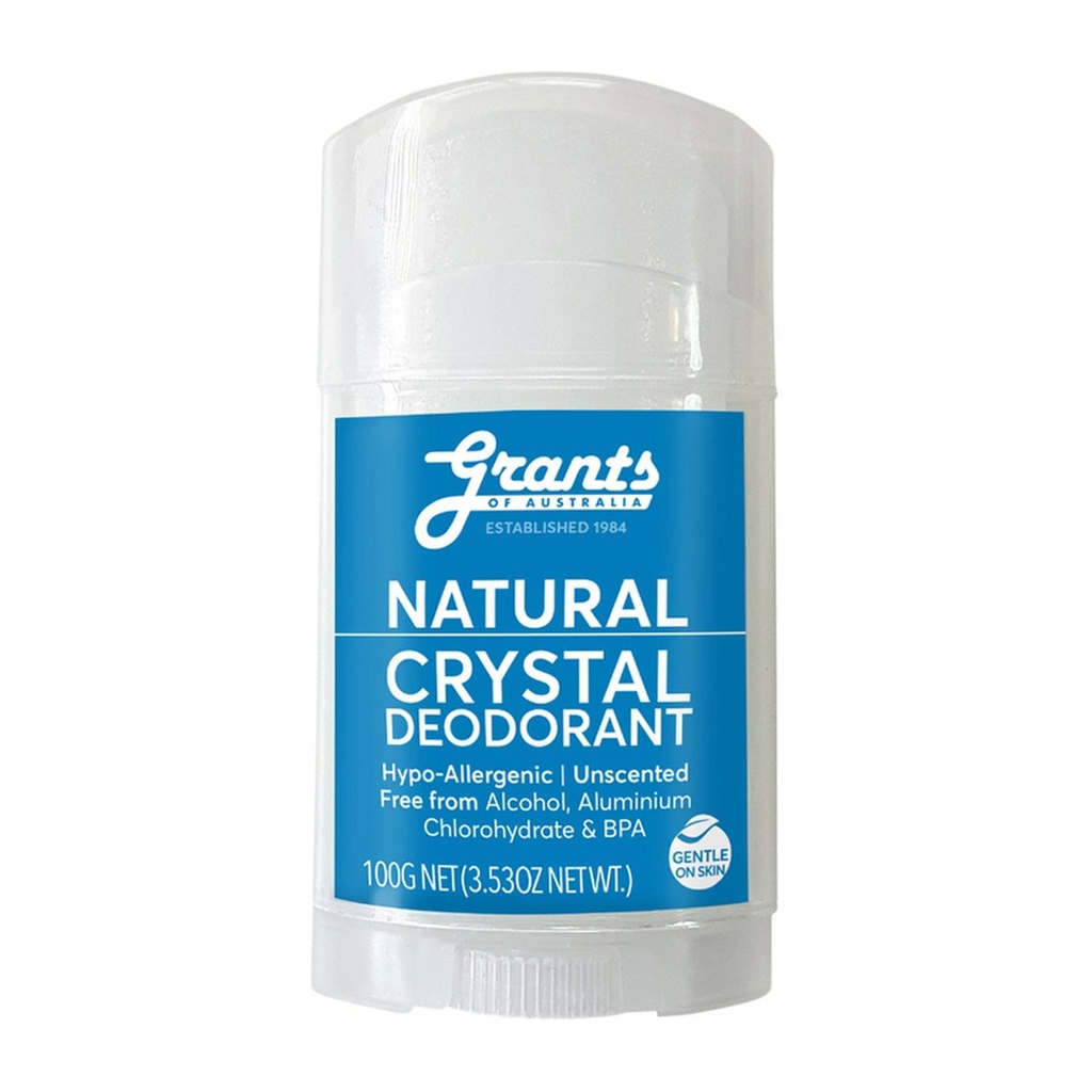 GRANTS OF AUSTRALIA | Crystal Deodorant Stick Natural 100g