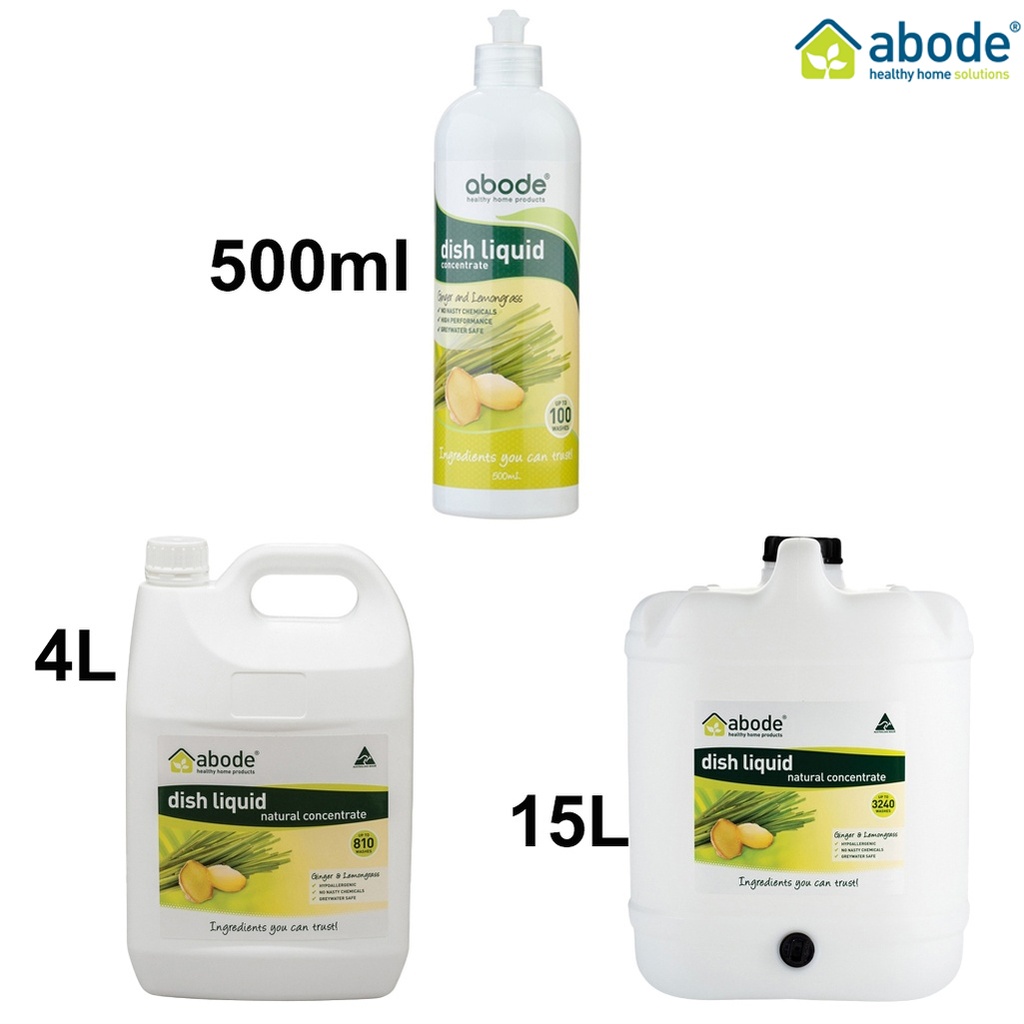 ABODE | Dish Liquid Concentrate Ginger & Lemongrass