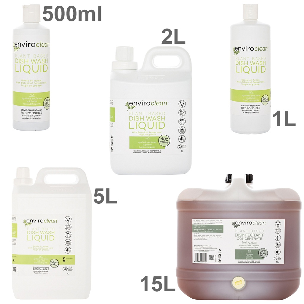 ENVIROCLEAN | 植物性洗碗精（植物薄荷香）