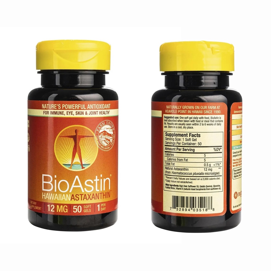BIOASTIN | 夏威夷蝦青素膠囊 12毫克 50粒