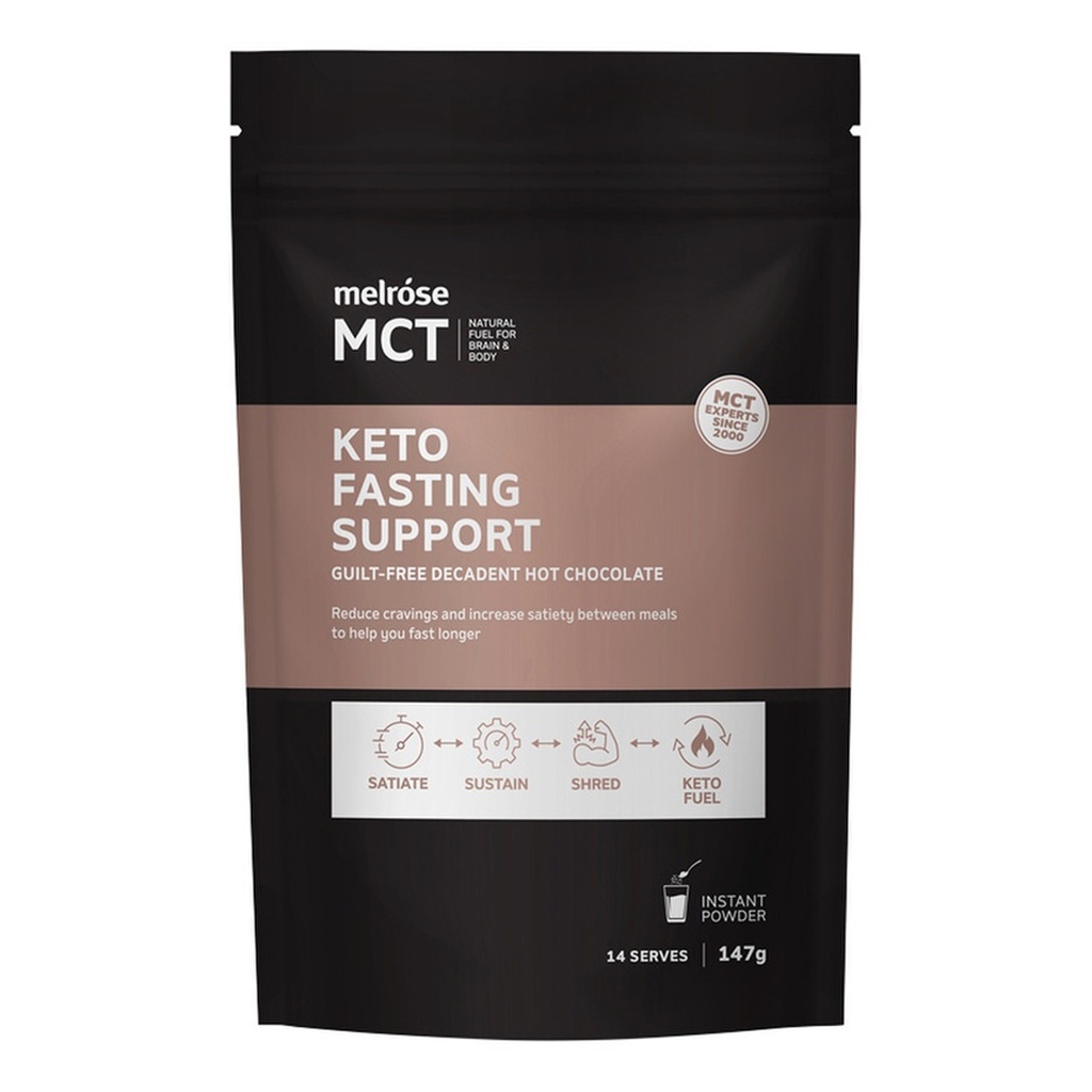 MELROSE | MCT Keto Fasting Support (Guilt-Free Decadent Hot Chocolate) 147g