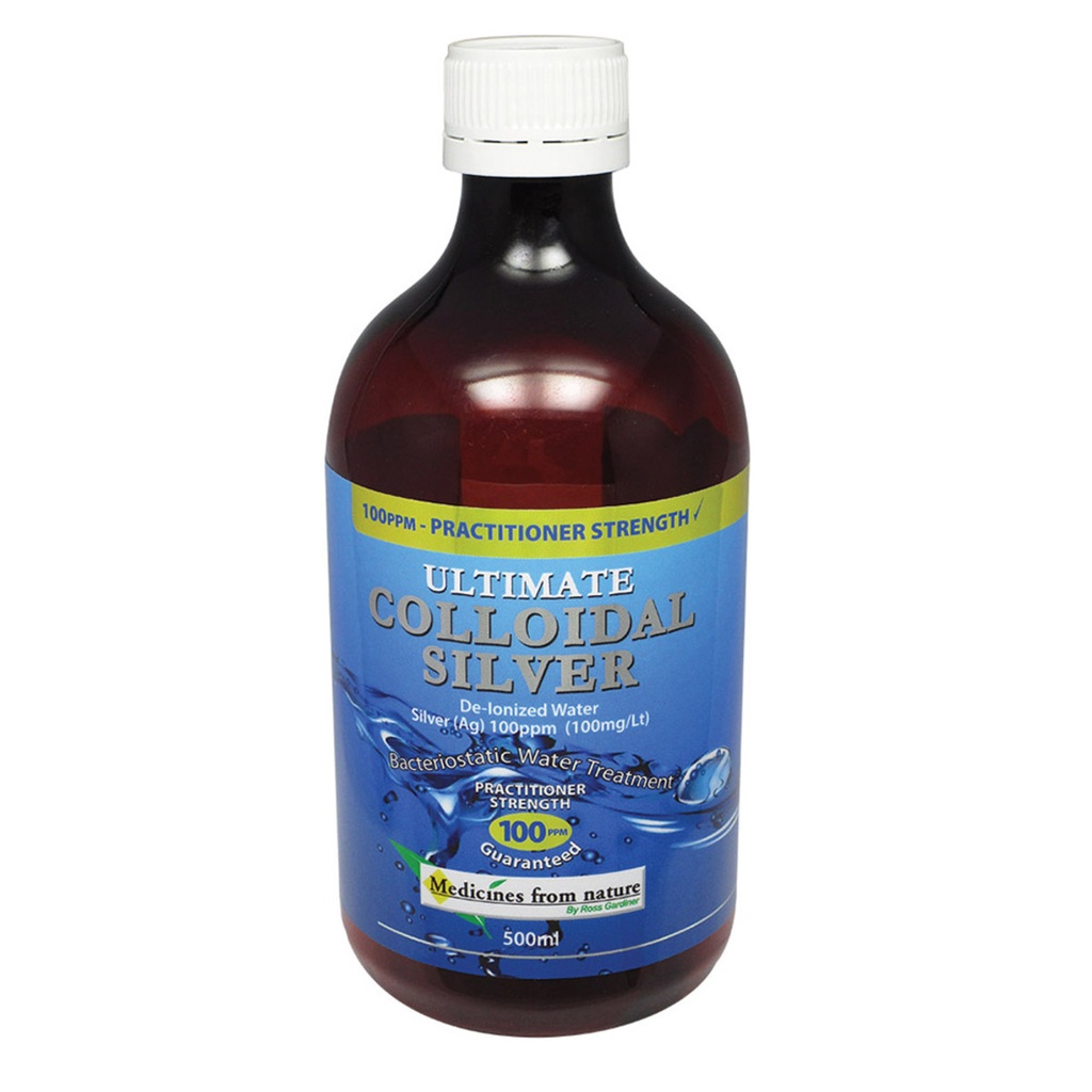 MEDICINES FROM NATURE | 終極膠體銀 專業強度 100ppm 500ml