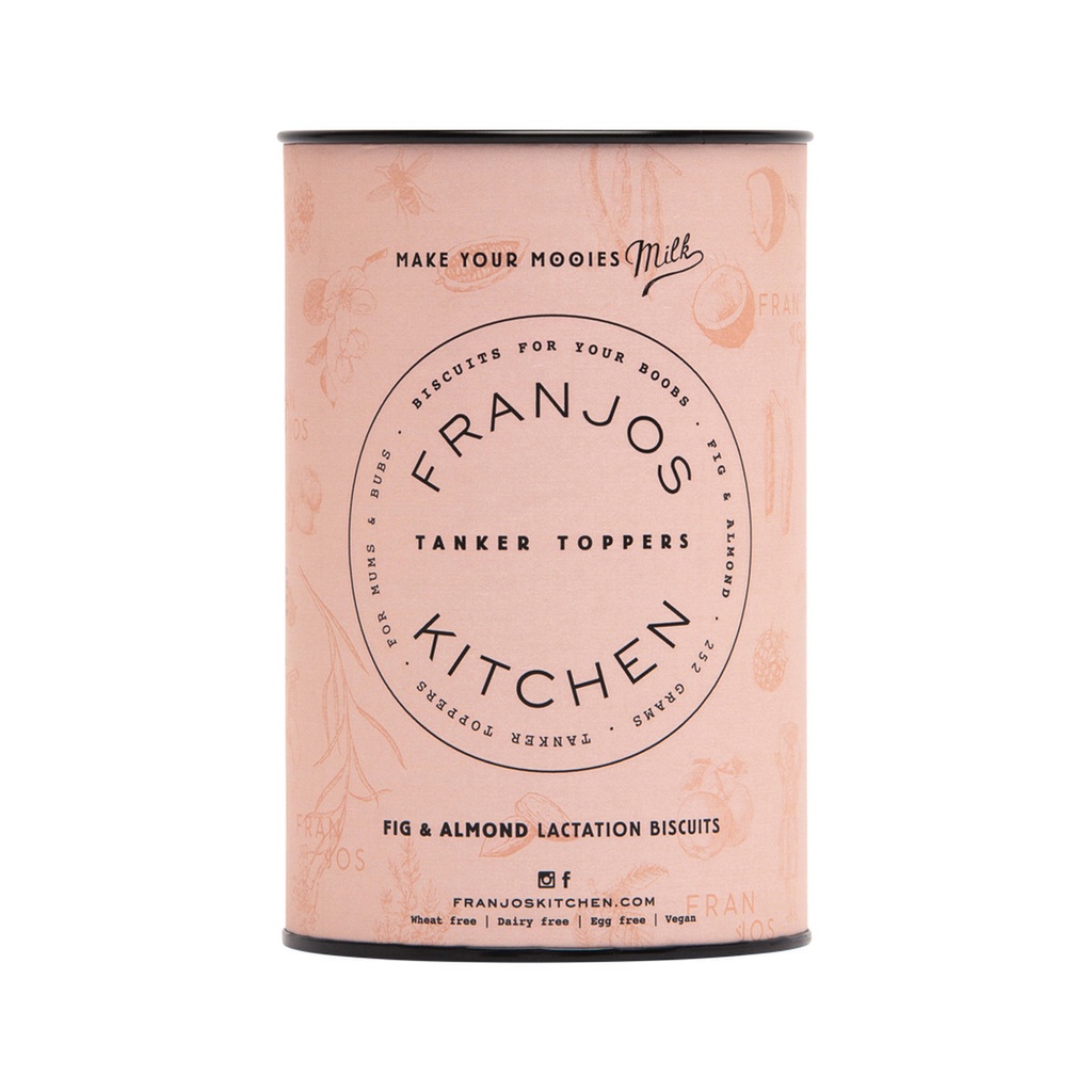 FRANJOS KITCHEN | Lactation Biscuits Fig & Almond Tanker Topper 252g