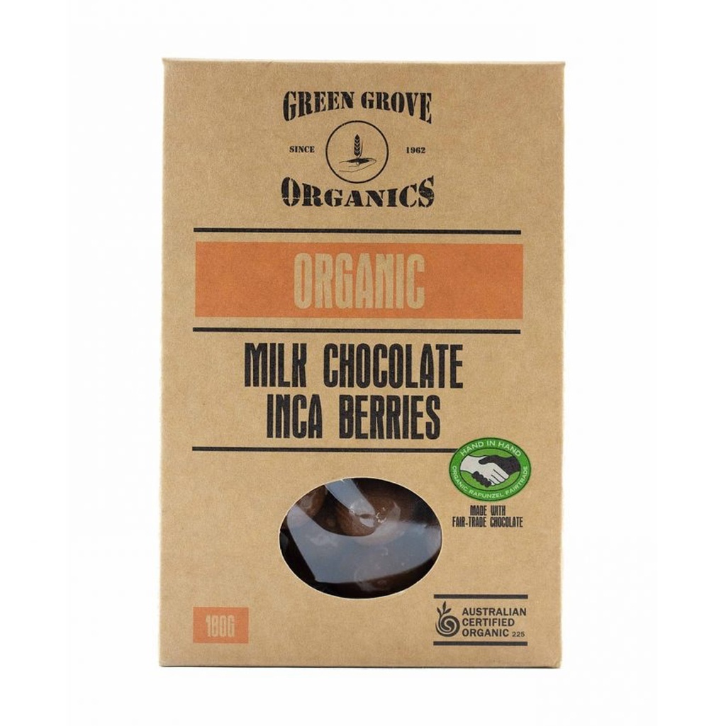 GREEN GROVE | Inca Berries – Milk Chocolate  180g