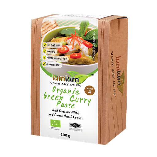 LUM LUM | 有機綠咖哩醬 100g