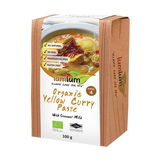 LUM LUM | Organic Yellow Curry Paste 100g
