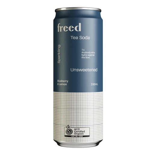 FREED BEVERAGES | 有機藍莓檸檬氣泡茶飲，330ml