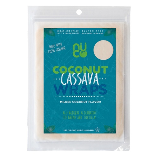 NUCO | Coconut Cassava Wraps 55g (5x11g)