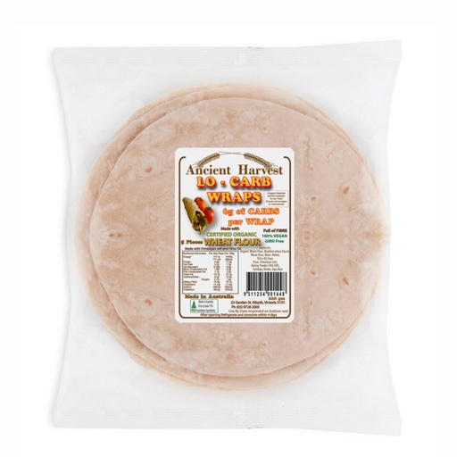 ANCIENT HARVEST | Organic Lo-Carb Wraps 220g