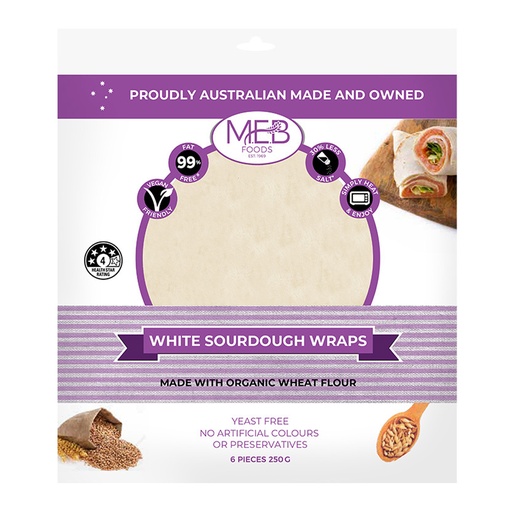 MEB FOODS | 有機白酸麵包包 250 克