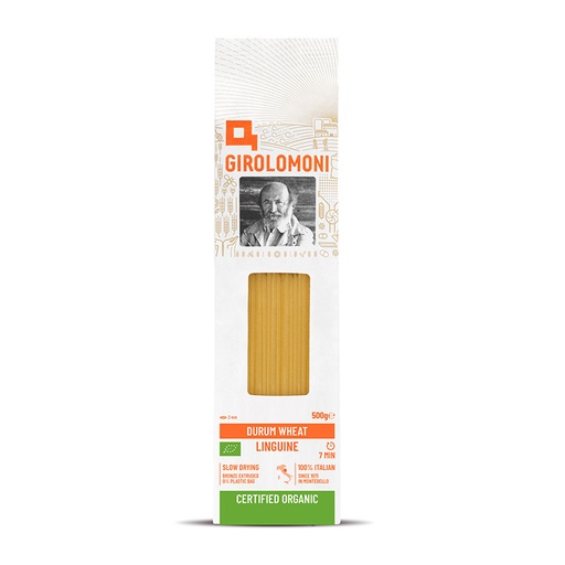 GIROLOMONI | Organic Durum Wheat Semolina Linguine 500g