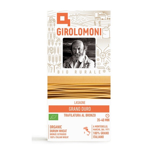 GIROLOMONI | Organic Durum Wheat Semolina Lasagne 500g