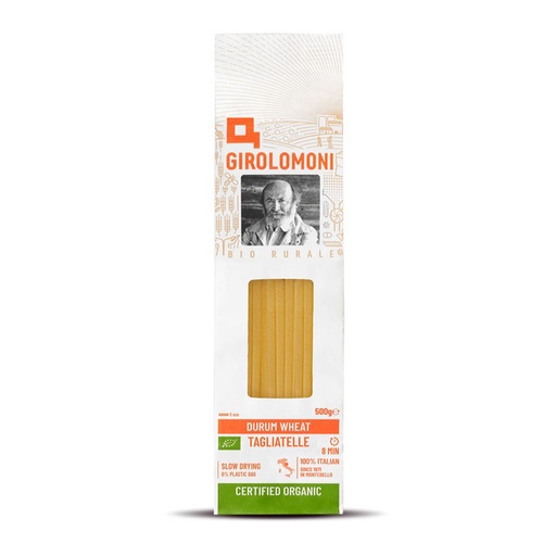 GIROLOMONI | 有機杜倫小麥粗寬麵 500g