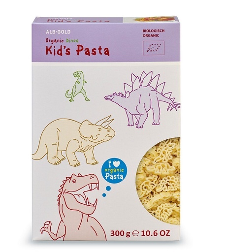 ALB-GOLD | Organic Kids Pasta Dinos 300g