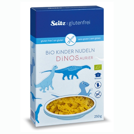 ALB-GOLD | Sietz Organic Kids Pasta Gluten Free Dinos 250g