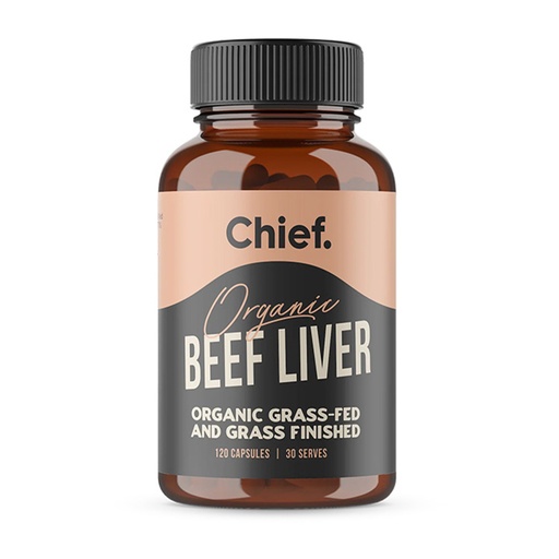 CHIEF | Organic Beef Liver 120 Capsules