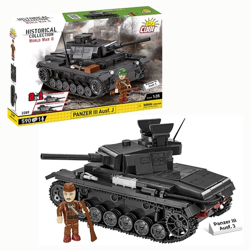 COBI | COBI-2289 | III型坦克 Ausf.J 590塊