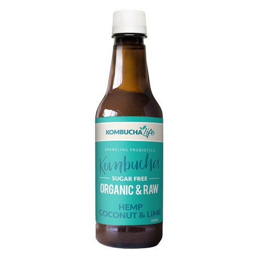 KOMBUCHA LIFE | Organic & Raw Hemp, Coconut & Lime 350ml