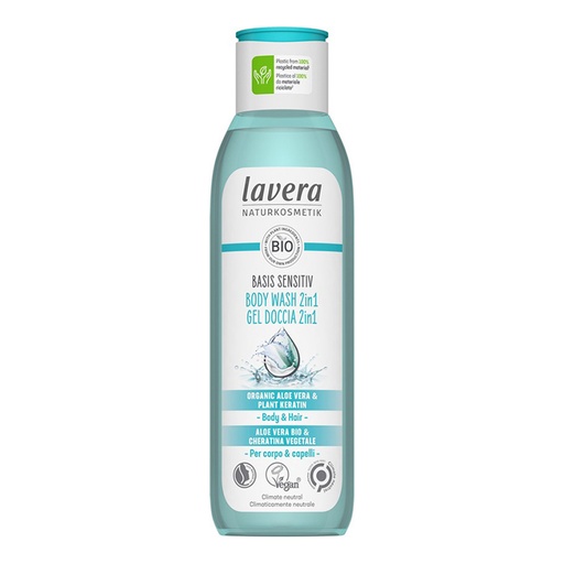 LAVERA | Basis 敏感 2合1 髮體洗 250ml