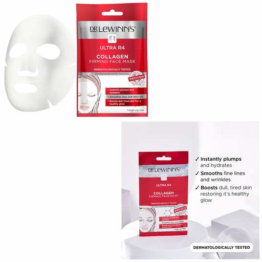 DR. LEWINN'S | Ultra R4 Collagen Firming Face Mask, a pack of 1 pair