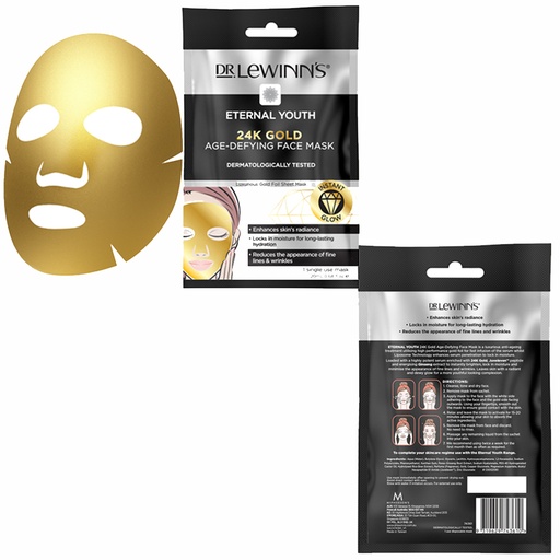 DR. LEWINN'S | Eternal Youth 24K Gold Age-Defying Face Mask 1 Pack