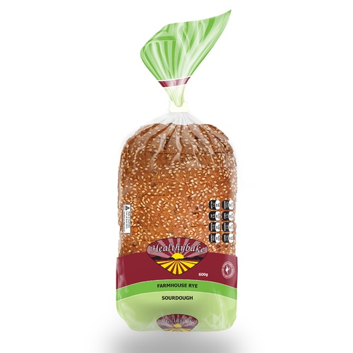 HEALTHYBAKE | Organic Farmhouse Rye Sourdough – 600g
