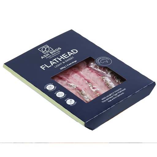 Seafood | Retail Pack - Victorian Flathead (Tiger) FRESH 280g+