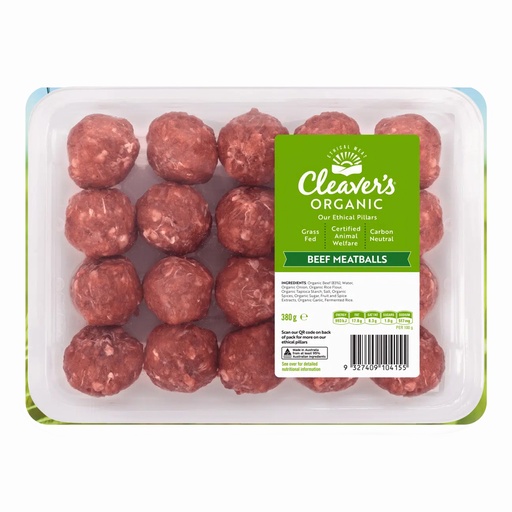 CLEAVER’S 有機肉品 | 有機牛肉丸 380克