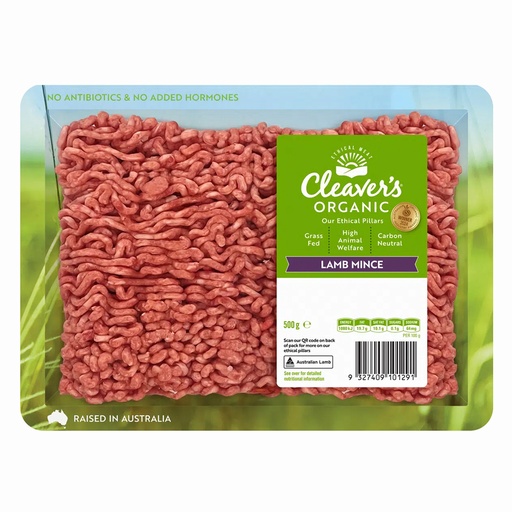 CLEAVER’S 有機肉品 | 有機羊肉絞肉 500克