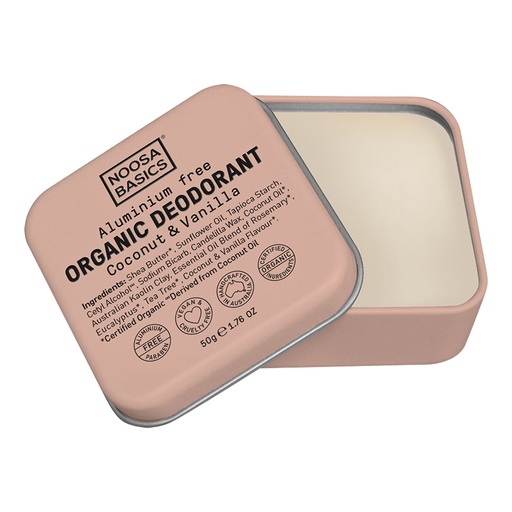 NOOSA BASICS | Deodorant Tin - Coconut & Vanilla 50g