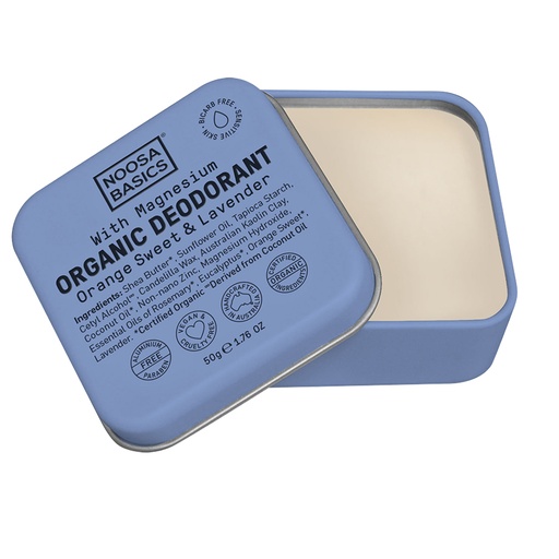 NOOSA BASICS | Deodorant Tin - Sweet Orange & Lavender 50g