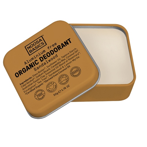 NOOSA BASICS | Deodorant Tin - Sandalwood 50g