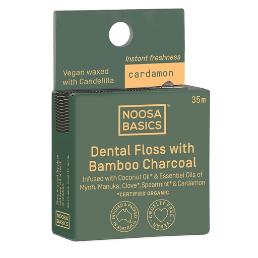 NOOSA BASICS | 竹炭牙线 - 豆蔻，35m