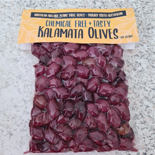 Kalamata Organic Olives Vacuumed Sealed Semi Dry 500g