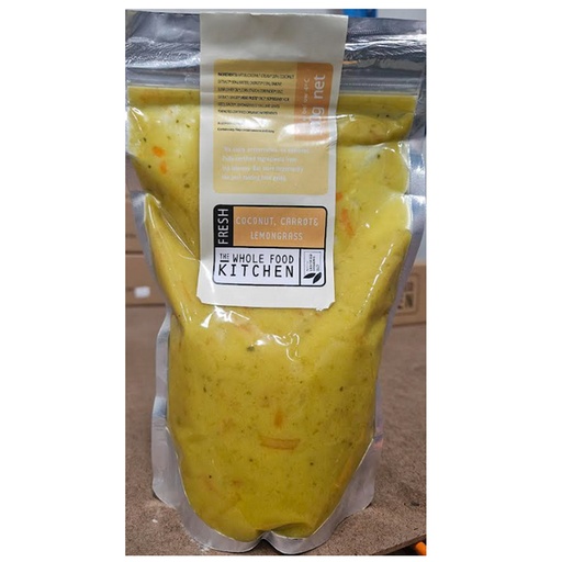 THE WHOLEFOOD KITCHEN | Certified Organic Coconut, Carrot & Lemongrass Soup 500g