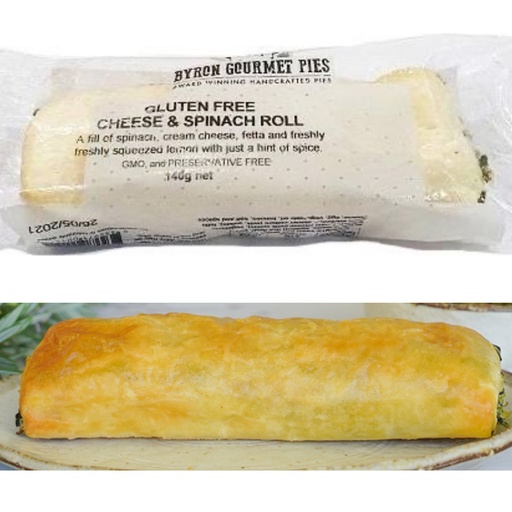BYRON GOURMET PIE 無麩質芝士菠菜捲 140g（冷凍）