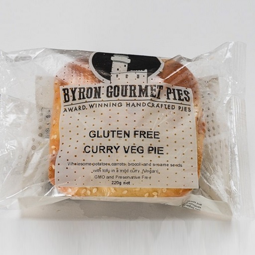 BYRON GOURMET PIE 無麩質咖哩純素派 220g（冷凍）