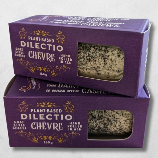 DILECTIO | Vegan Chevre Log Ashed 150g