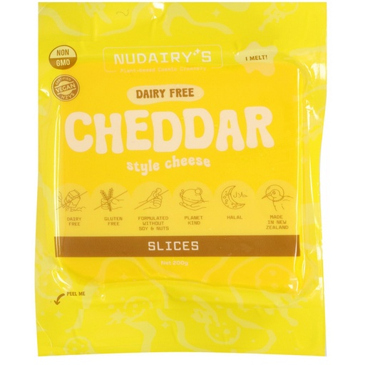 NUDAIRY | Vegan Cheddar Slices 200g