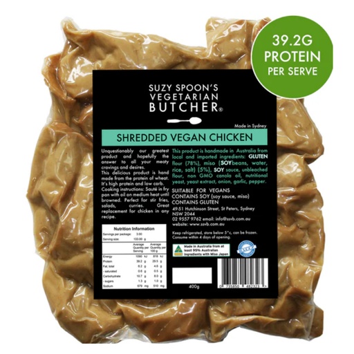 SUZY SPOON | Vegan Shredded Chicken 400g