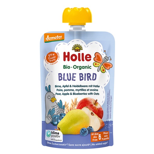 HOLLE | 有机梨苹果蓝莓燕麦果泥 100克
