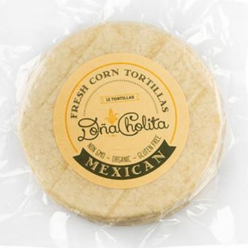 DONA CHOLITA | Organic White Corn Tortillas 12pack