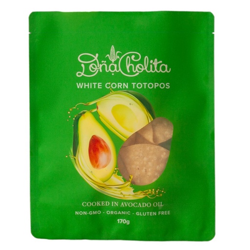 DONA CHOLITA | Organic Avocado Oil Corn Totopos 170g