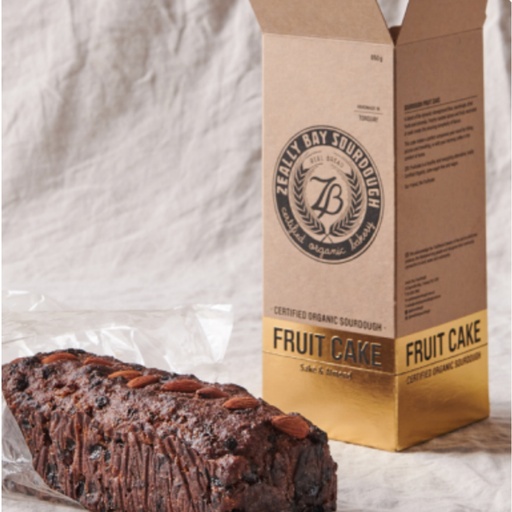 ZEALLY BAY | Fruit Cake Sake & Almond 650gm Certified Organic