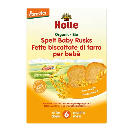 HOLLE | Organic Spelt Baby Rusk (Zwieback) 200g