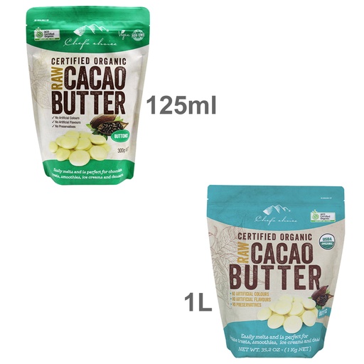 CHEF'S CHOICE | Organic Cacao Butter Buttons