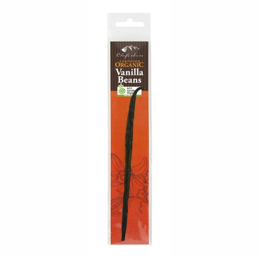 CHEF'S CHOICE | Organic Single Vanilla Beans 14-15cm